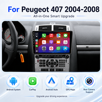 Autoradio tactile HD 9 pouces avec GPS Android Auto et radio FM pour Peugeot 407 (2004-2008) - Fabrication OEM/ODM