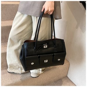 Top Fashion Wholesale New Biker Wind Bolso de mano de gran capacidad Fashion Cool Girls Hombro Axila Bolso grande - Product Image 5