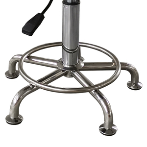 Tabouret patient rond médical MN-SUS017 chaud en acier inoxydable manuel réglable chaise de médecin en métal support d'attente d'hôpital Durable - Product Image 3