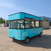 Food Pod Électrique Homologué pour la Circulation Routière, Camion-Cuisine Mobile avec Batterie au Lithium, Enveloppement Personnalisé Intégral et Conception 3D Gratuite