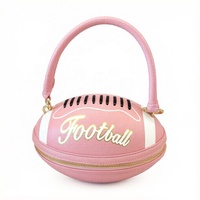 Tas Tote NFL Custom, Pesona Sepak Bola yang Dipersonalisasi, Tas Pesta Stylish, Tas Selempang, Tas Tote Sepak Bola, Dompet Kulit PU