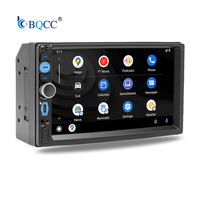 Radio para Auto BQCC 2DIN con Pantalla Táctil IPS de 7 Pulgadas, RGB, Mirror Link, FM/USB/AUX/SWC, Reproductor Multimedia con Carplay