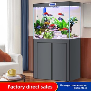 Pecera Rectangular Inteligente de Vidrio Ultra Transparente Jinjing, 600L, para Sala de Estar, Tamaño Mediano-Grande, Uso Doméstico, Directo de Fábrica - Product Image 2