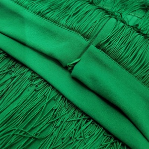 AM200303 gonne da donna solide personalizzate all'ingrosso da ufficio gonne da donna con nappe elasticizzate a vita alta <span class=keywords><strong>gonna</strong></span> Sexy con <span class=keywords><strong>frange</strong></span> Midi - Product Image 5