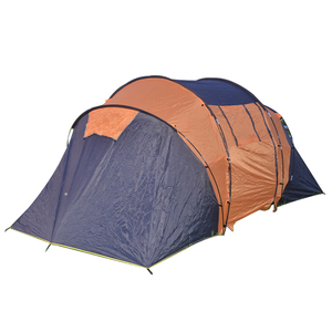 Tente tunnel familiale double couche Oxford pour 6 personnes, imperméable, robuste, avec deux chambres et un salon, pour le camping quatre saisons - Product Image 3