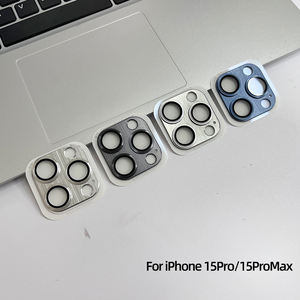 Protecteur d'écran d'objectif de chanteur facile à installer de luxe pour iPhone 13 Pro Max bord d'angle accessoire de téléphone portable en verre de luxe d'origine - Product Image 6