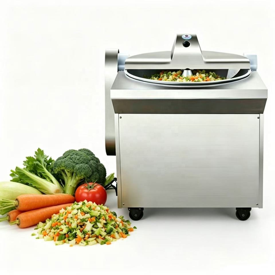 Vegetable Weighting Machine Heavy Duty Commercial Vegetable Chopper Bowl Cutter, Automatic ...