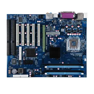 Intel 945G sin ventilador 4 DDR2 placa base Industrial apoya Core 2 Duo/Pentium 4/Celeron D