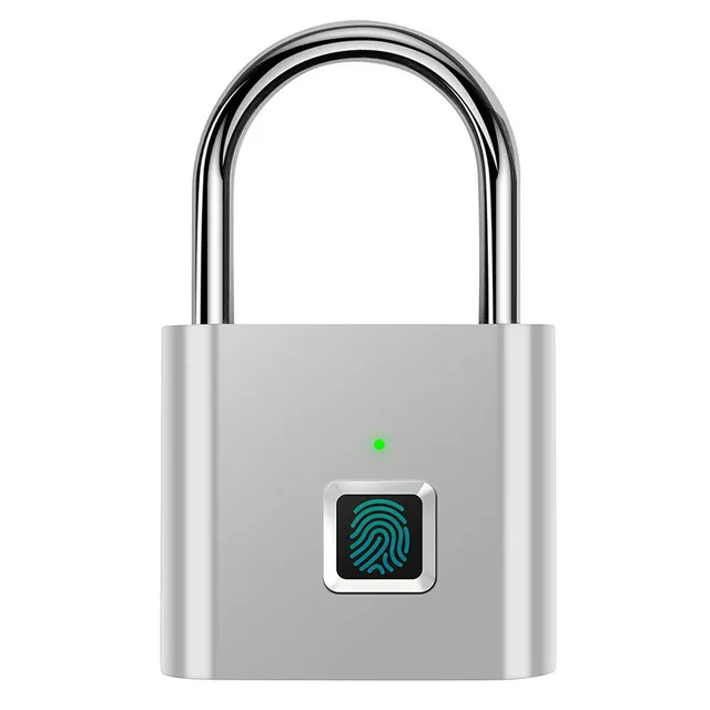 Vingerafdruk Hangslot Vingerafdruk Waterdichte Keyless Anti-Diefstal Secure Digital Lock Draagbare Locker