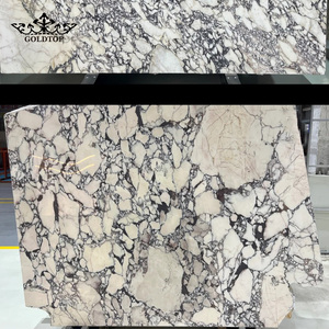 Losas Pulidas de Mármol Calacatta Viola de GOLDTOP, Piedra Natural, Modernas y Resistentes al Agua, para Encimeras de Baño en Hoteles y Villas - Product Image 1
