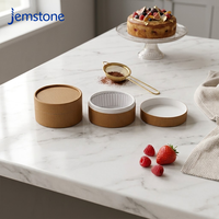 Vente d'usine : Emballage en tube de papier kraft recyclé pour gâteaux ronds, boîte à cheesecake en carton, emballage cylindrique personnalisé