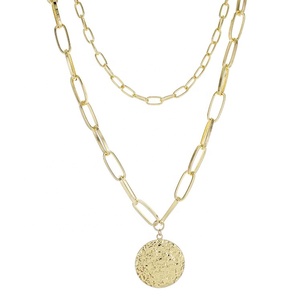 Collar Religioso Chapado en Oro de 18K para Mujer, Diseño de Mano de <span class=keywords><strong>Esqueleto</strong></span> Japonés y Coreano en Acero Inoxidable, Joyería para Aniversario - Product Image 5