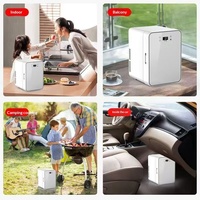 Mini-réfrigérateur semi-conducteur portable 220V en plastique pour stockage de lait maternel, double usage (dortoir, location, maison)