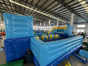 Parque de juegos comercial, gran oferta, tobogán de agua inflable de 30 pies de altura congelado, <span class=keywords><strong>castillo</strong></span> inflable con tobogán <span class=keywords><strong>hinchable</strong></span> - Product Image 6