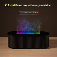 2025 nouveau diffuseur de parfum automatique USB sept couleurs flamme humidification bureau aromathérapie Machine pour la maison chambre en plastique