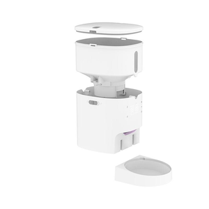Distributore Automatico Intelligente di Cibo <span class=keywords><strong>per</strong></span> Animali Domestici con Ciotola in Acciaio Inox, Alimentazione Programmata, Controllo WiFi tramite App <span class=keywords><strong>per</strong></span> Gatti e <span class=keywords><strong>Cani</strong></span> - Product Image 3