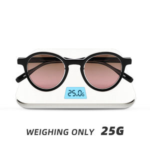 GLT96161S Gafas de sol populares Polarizadas Pesca Conducción Marcos redondos Marco transparente Gafas de sol Mujer Tonos personalizados Logo - Product Image 4