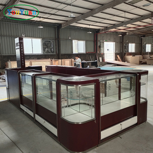 Youyuan đồ trang sức ánh sáng thiết kế Showcase cửa hàng đồ trang sức Showcase và truy cập đồng hồ hiển thị giá Nước hoa kiosk thiết kế - Product Image 5