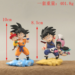 7 pièces/ensemble Figurine de dragon Son Goku Maître Roshi Kame Sennin Anime Cadeau pour enfants Kuririn Bulma Tao Pai Pai Figurine de jouet Statues - Product Image 2