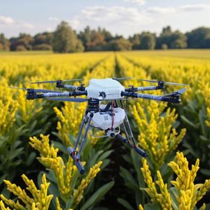 โดรนเกษตร CCW610 10 ลิตร แบบ 6 แกน สำหรับพ่นยาฆ่าแมลง ปรับแต่งได้สำหรับข้าวโพด ข้าวสาลี มอเตอร์ไฟฟ้า แบตเตอรี่ กล้อง - Product Image 2