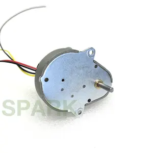 Motor síncrono de CA de 1/2 ", 12 ~ 230V CA con engranaje en forma de pera, baja velocidad a 16 rpm, alto par de 2,6 kg