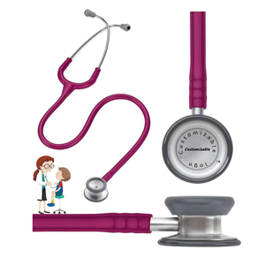 Estetoscopio Médico Clásico II en Oferta, Estetoscopio de Acero Inoxidable de Doble Cabeza para Cardiología, Varios Colores para Médico, Enfermera, Estudiante - Product Image 1