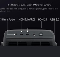 Projecteur OBE R3 Ultra HD 1800CVIA Home Cinema 1080P HD 2.1 canaux Garantie 2 ans Gaming Cinéma Salon