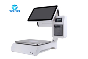 零售j900 i3 i5 <span class=keywords><strong>CPU</strong></span> 15.6 11.6英寸双触摸屏<span class=keywords><strong>pos</strong></span>收银员注册电子销售点称重秤 - Product Image 2