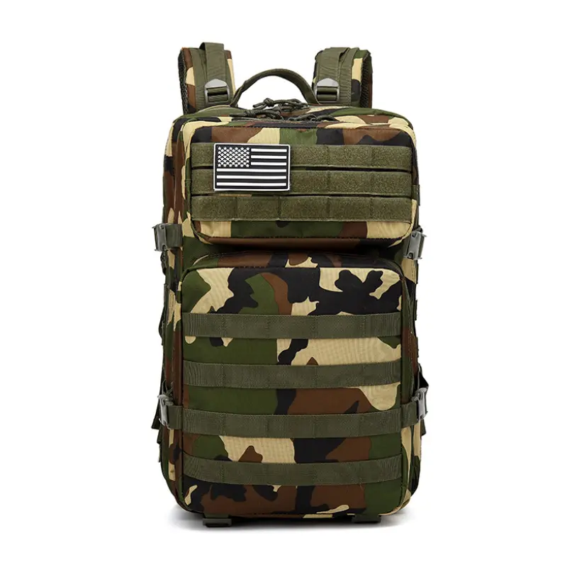 Custom Best Seller Outdoor Hiking Hunting Teal Camo Waterproof Grade Tactical Backpack