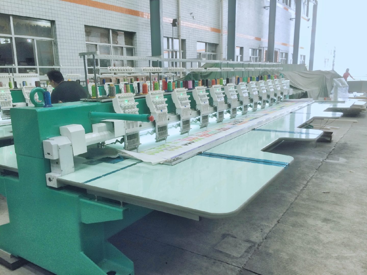 Yonthin High Speed 12 Head Embroidery Machine - Industrial