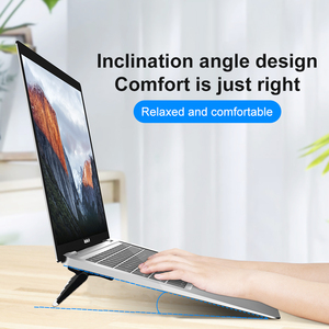 Soporte de refrigeración plegable e invisible para computadora portátil, <span class=keywords><strong>mini</strong></span> soporte portátil para escritorio de oficina en casa - Product Image 4