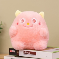 Adorable petite poupée monstre en peluche, moelleuse et câline, parfaite pour la décoration de chambre et les cadeaux d'anniversaire