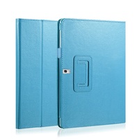 Étui pour tablette en cuir PU de haute qualité, pliable, à double pliage, texture litchi, pour iPad Air 4 Air 5 10.9 et iPad Air 11 2024
