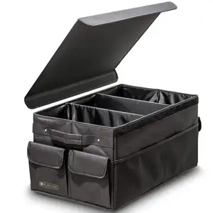 Foldable 카 Trunk 주최자 와 Lid Cover, Smart Auto 인테리어 Storage, Cargo 상자 대 한 등 바, 트럭, 밴