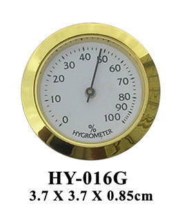 卸売ゴールデンシルバーラウンドパンチハイグロメーターシガーアクセサリー - Product Image 6