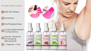 Spray anti-sudorifique naturel de longue durée et <span class=keywords><strong>déodorant</strong></span> corporel anti-sudorifique - Product Image 6