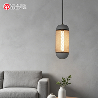Lustre moderne personnalisé en ciment pour toute la maison, luminaire suspendu minimaliste à spectre complet, protection des yeux, lampe suspendue pour salle à manger, lampe de chevet