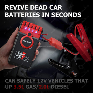 Delbest thiết kế mới nhất Sạc nhanh xách tay mini Pin Xe nhảy khởi động với <span class=keywords><strong>12000mAh</strong></span> 400A đỉnh - Product Image 2