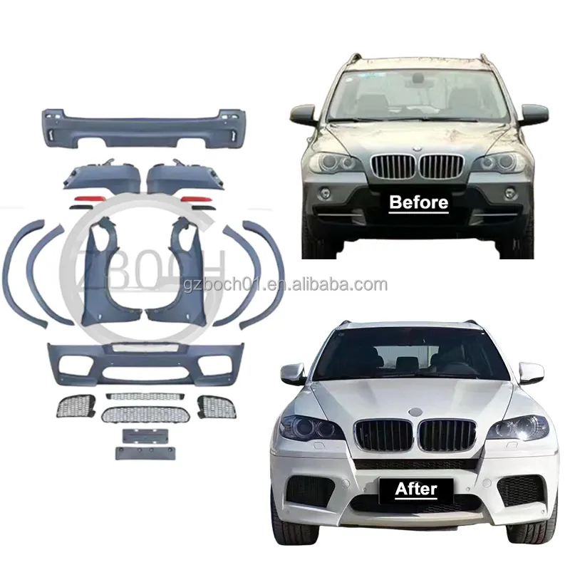 Exterior Accessories For bmw X5 Series E70 change x5m Style Front rear car Bumper auto parts For BMW X5 from BOCH