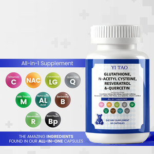 Capsules de collagène, L-glutathion et vitamine C pour l'action antioxydante et l'éclaircissement de la peau - Product Image 2