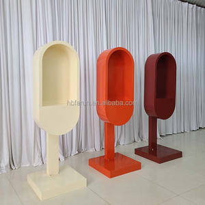 Furun fabrika açık telefon kulübesi Prop zemin mesaj ses ziyaretçi standı düğün dekor malzemeleri - Product Image 6