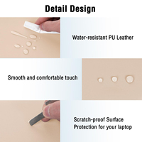 Étui pour ordinateur portable en gros, housse pour ordinateur portable de 13 pouces compatible avec MacBook Air M4 M3 M2 M1 Pro, étui en similicuir avec petit sac