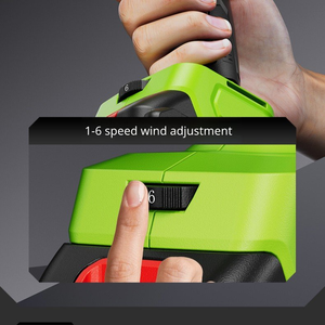 Souffleur de feuilles électrique sans balais à vitesse variable continue, alimenté par batterie industrielle, puissant et compact - Product Image 6