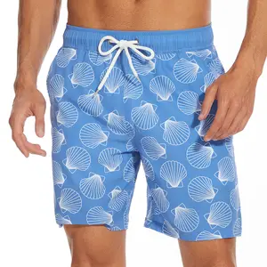 Custom Logo Wholesale Manufacturers Swimwear Printed Surf Board Quick Dry Nylon Fabric For Men Designer Swim Shorts Trunks