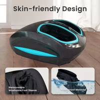 Masseur de pieds compact, appareil de massage vibratoire pour les pieds, outil de relaxation quotidienne pour les pieds, équipement pour le bureau et la maison