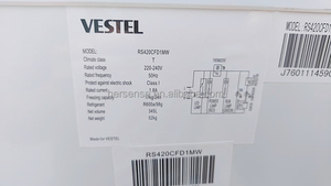 Congélateur coffre blanc 345L à ouverture par le haut 220V Classe énergétique A pour usage domestique et commercial Fonctionnement rapide et silencieux - Product Image 3