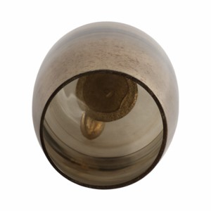 Vaso in vetro conico con base in marmo e supporto in metallo scultoreo per decorazioni per la casa - Product Image 6