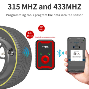 A9 <strong>Bluetooth</strong> Universal <strong>TPMS</strong> Sensor Programmable Tool with Wide Vehicle Coverage for 98% Cars Tire Pressure Monitoring System - Product Image 2
