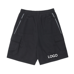 High Street Trendy Grande Bolso Cordão Casual Calções Esportivos Do Vintage 100% Algodão Acima Do Joelho <span class=keywords><strong>Shorts</strong></span> para Homens - Product Image 3
