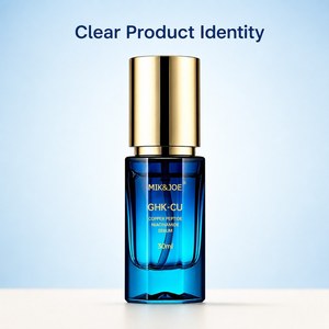 <span class=keywords><strong>Serum</strong></span> Wajah GHK CU Copper Peptide Niacinamide Private Label, Menenangkan Kulit Sensitif, Esens <span class=keywords><strong>Anti</strong></span> Penuaan - Product Image 1